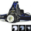 Flashlight Headlight 3Modes 2000 Lumen Portable Ultra Bright Zoomable LED Headlamp