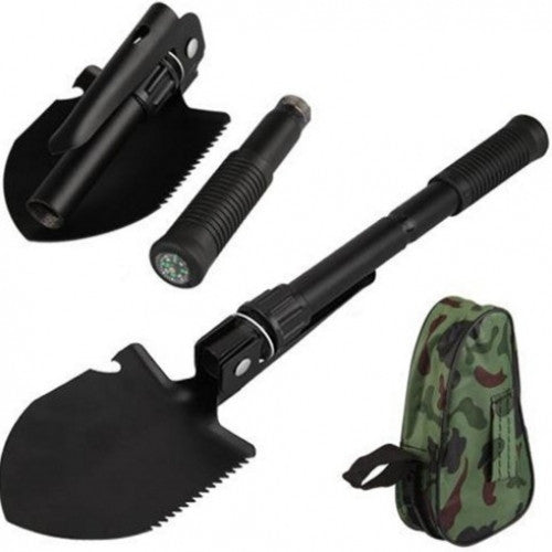 Camping Hiking Tool Multi-functional Folding Shovel Spade Emergency Garden